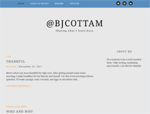Tablet Screenshot of bjcottam.com